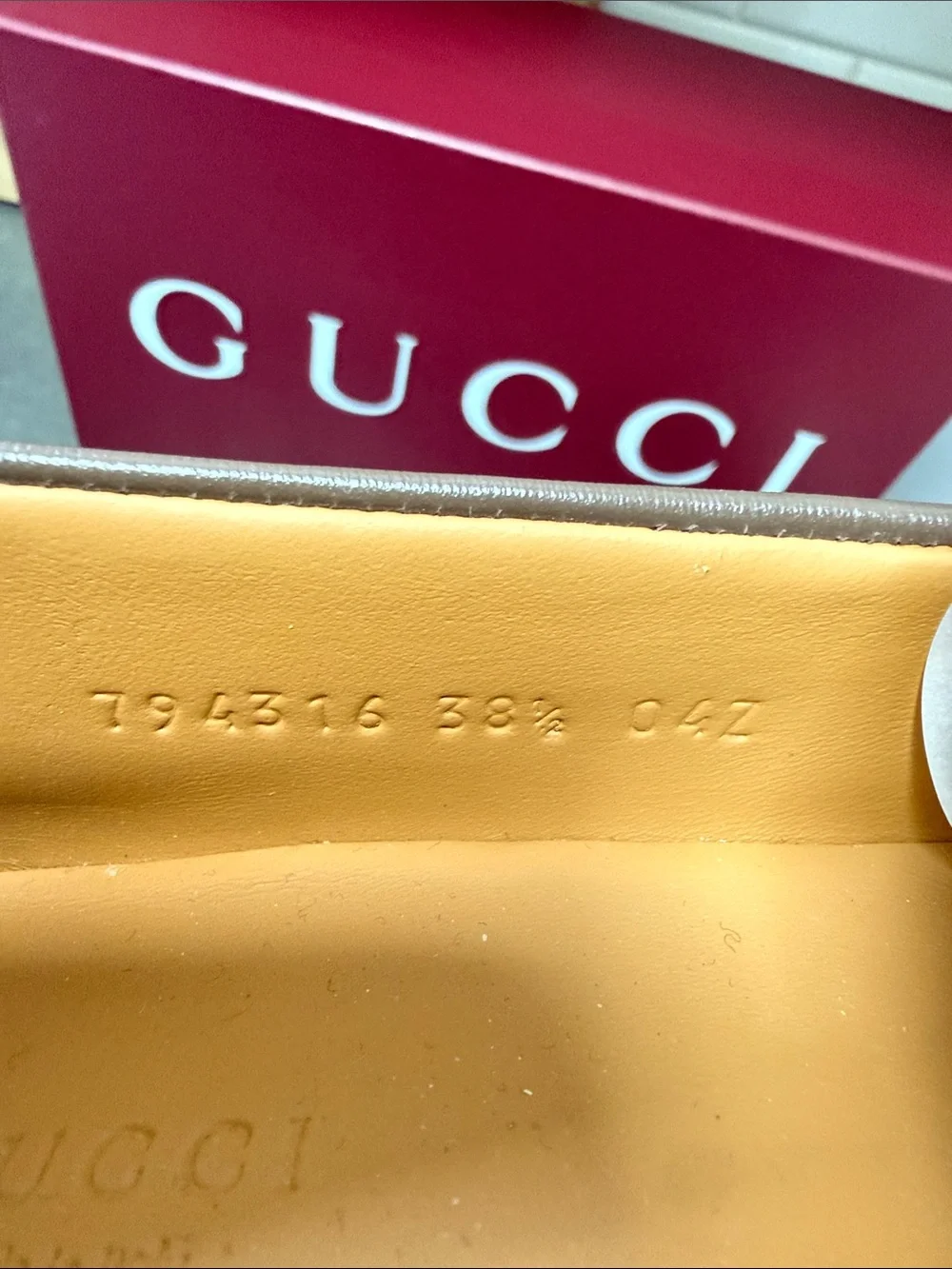 GUCCI Horsebit Wedge Platform Loafers GG Canvas w/Leather Size 38.5